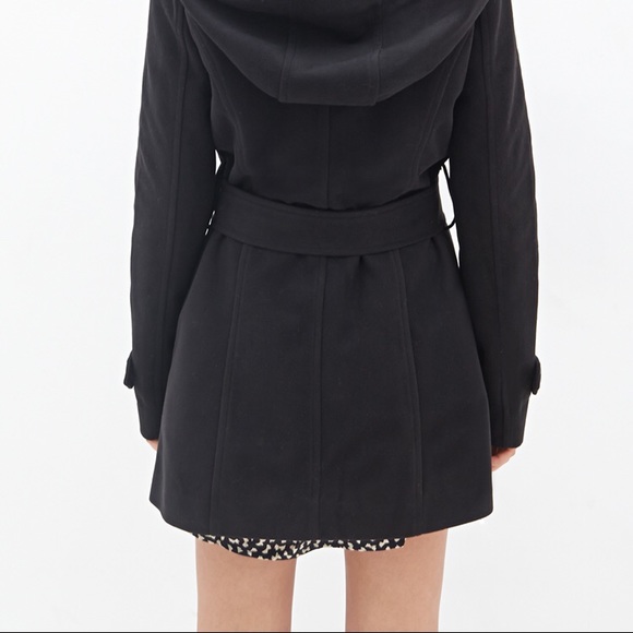 Forever 21 Jackets & Blazers - 🌟 FOREVER 21 Hooded Pea Coat
